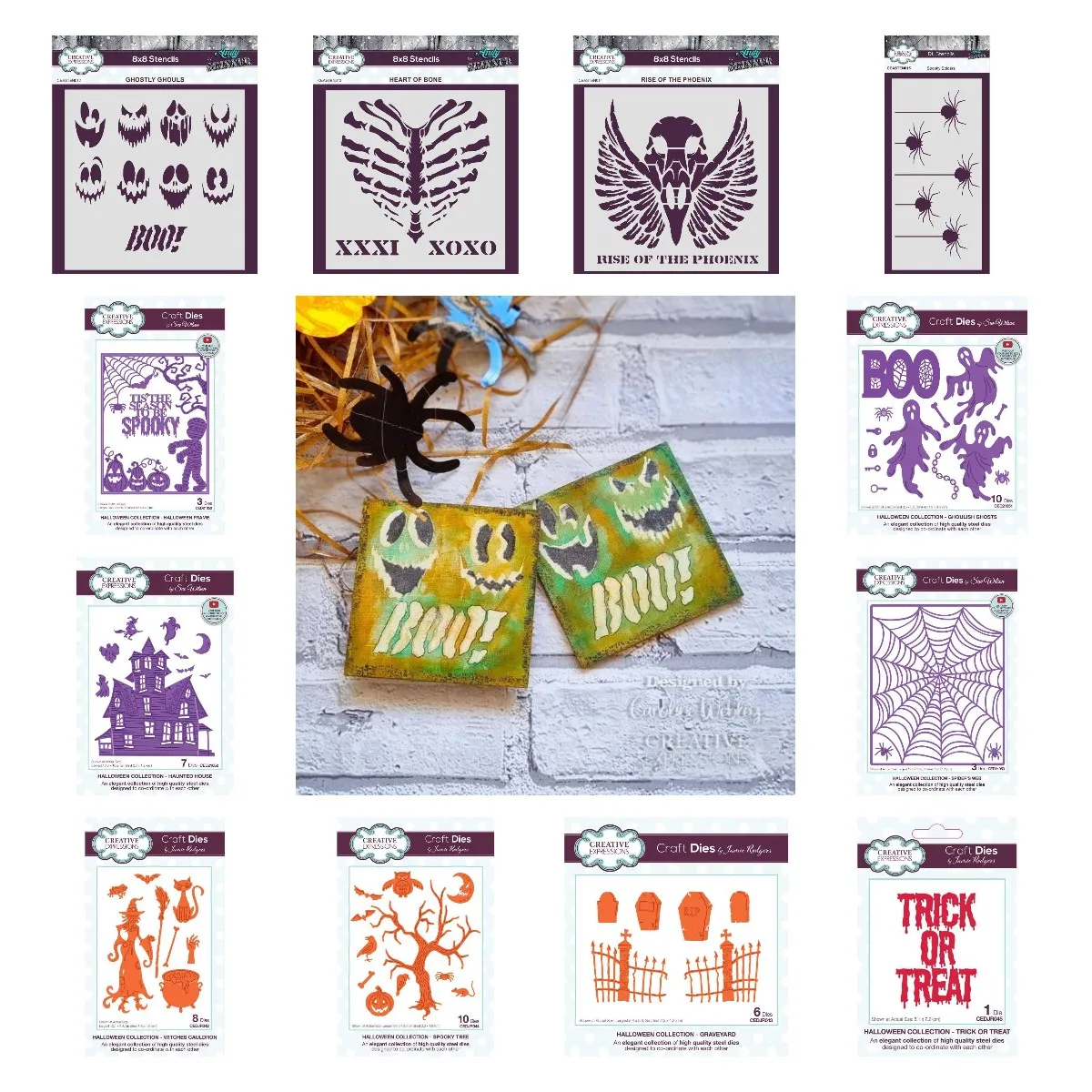 

Halloween Series Metal Cutting Die Scrapbook Diary Decoration Embossing Template DIY Greeting Card Handmade 2022