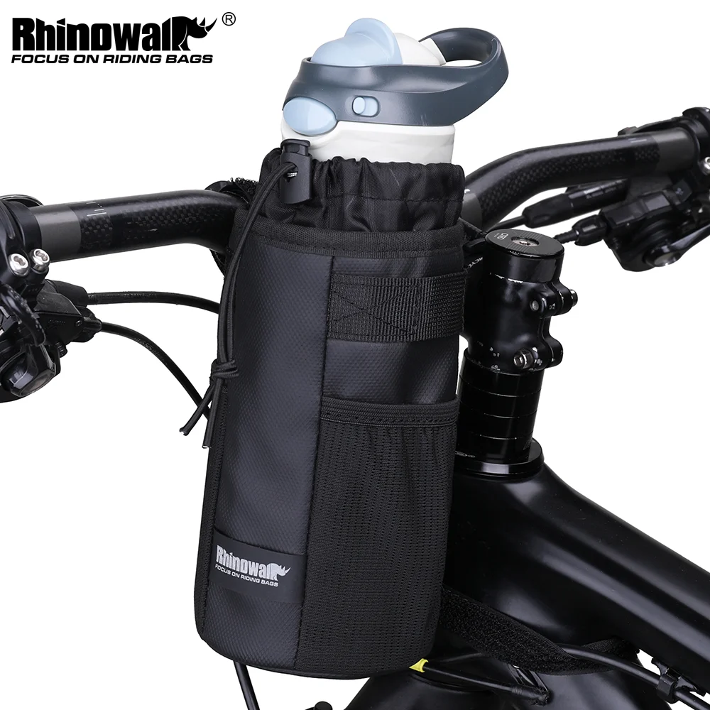 

Rhinowalk Road Bike Water Bottle Bag Cycling Handlebar Bidon Pack Mountain Bike Cup Pannier Bicycle Heat Insulated Kettle Pouch