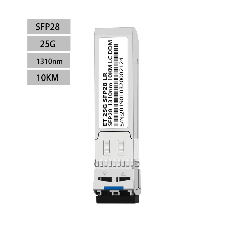 

25G SFP28 LR 25 ГБ/сек. SFP28 1310nm 10km волоконно-канальный модуль приемопередатчика 25G SMF SFP28 10KM