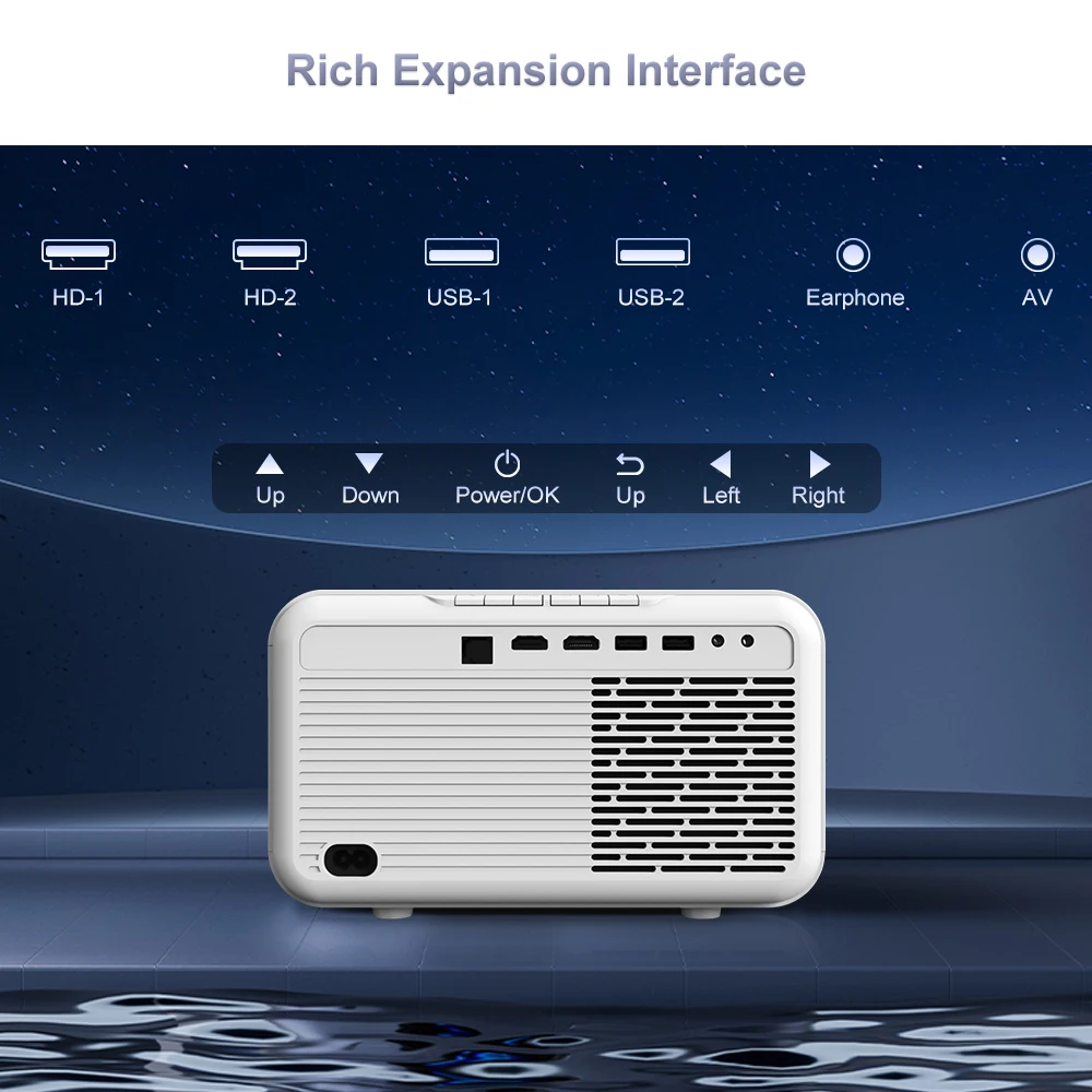  Flixtone D9W Mini Проектор