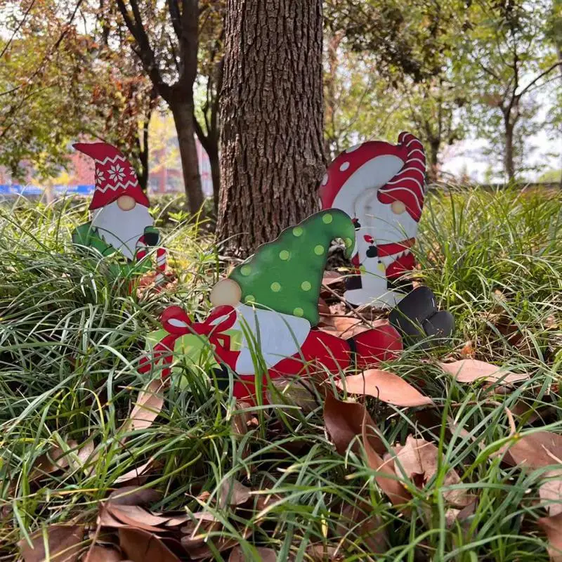 

1~5PCS Christmas Ornament Garden Yard Decoration Stake Merry Christmas Ornament Xmas DIY Party Supplies Navidad New Year 2023