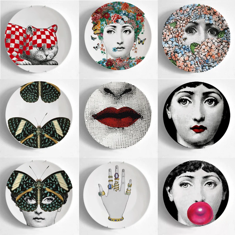 

Milan, Italy 8-inch creative porcelain plate