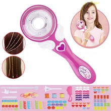 전기 자동 머리 Braider DIY 헤어 직조 롤러 기계, 트위스트 뜨개질 롤 트위스트 꼬기 스타일링 도구 소녀 선물