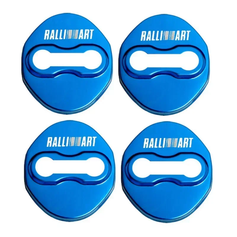 

4 шт., чехол для автомобильного дверного замка из нержавеющей стали для Mitsubishi Ralliart Lancer EX ASX Outlander Pajero Sport Eclipse Cross Delica