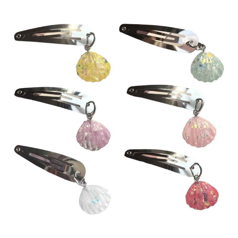 

Hair Clips with Pendant Barrettes for Women Girl Y2K Ornament 264E