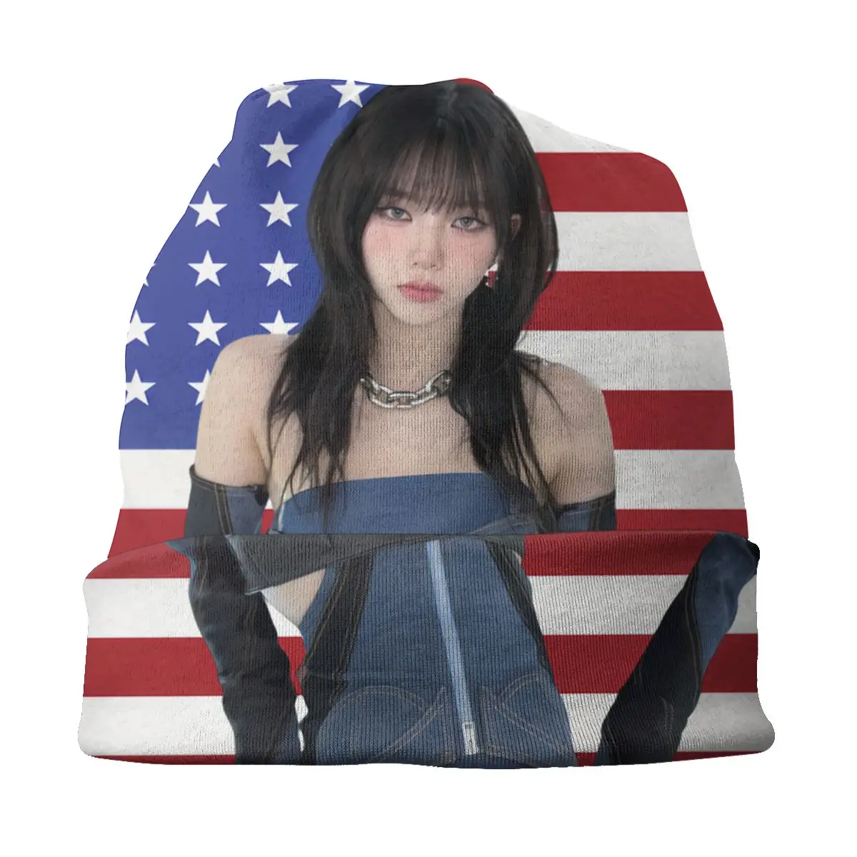 Изготовленный на заказ Kpop A-Aespas Girls Karina Winter Giselle Ningning Bonnet Homme Street Knit Hat для мужчин и