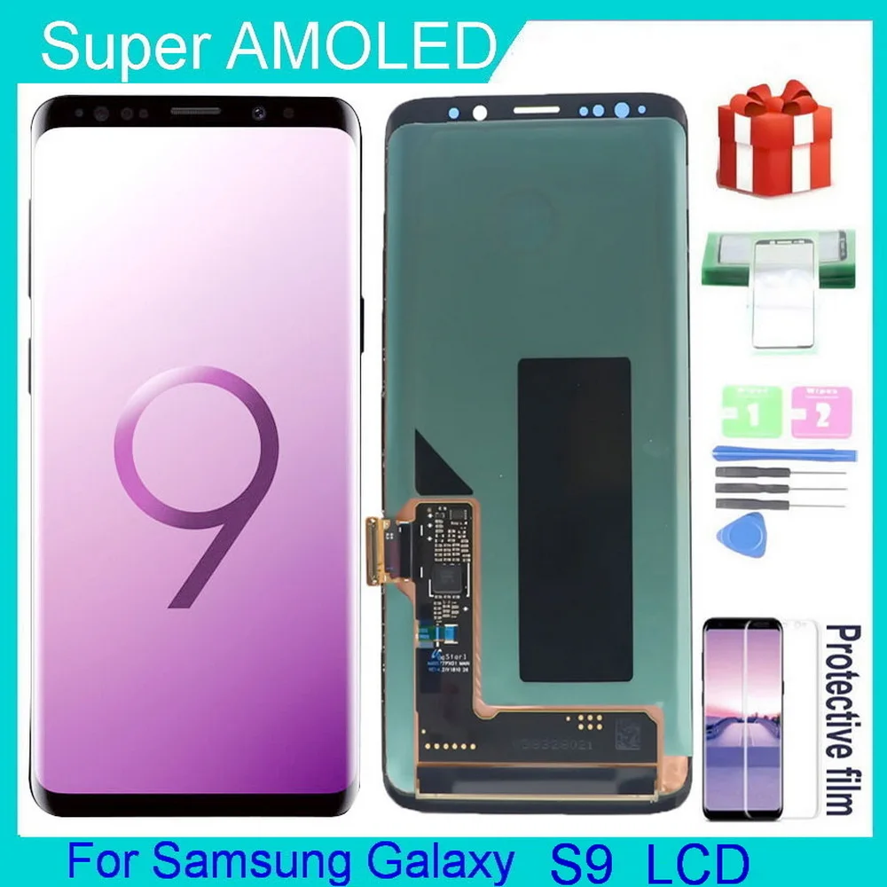 ЖК-дисплей 5,8 Amoled для Samsung Galaxy S9 G960 G960F G960A G960U, дисплей с сенсорным экраном и дигитайзером в сборе, замена, оригинал