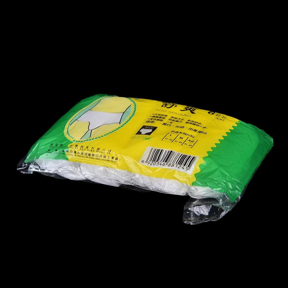 

6Pcs Disposable Non Woven Paper Brief Panties Underwear Ladies Women Wholesale