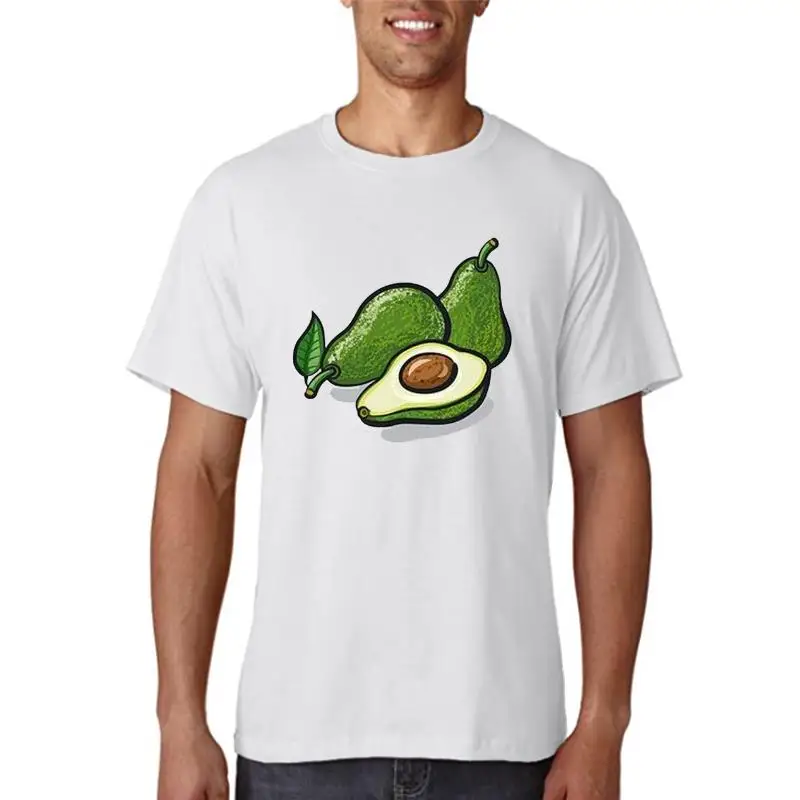 

Женская летняя футболка с изображением авокадо фруктов и надписей