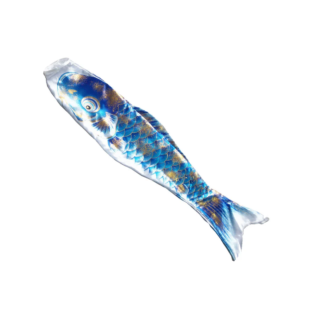 Флюгер Бронзовый баннер для карпа Koinobori Открытый японский флаг Синий