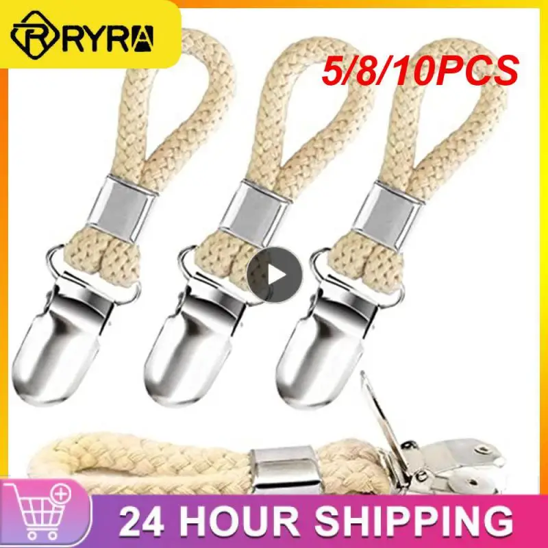 

5/8/10PCS Household Tea Towel Hanging Clips Kitchen Storage Clips Home Socks Clothes Hanger Multifunctional Clothes Rack