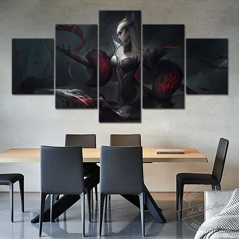 

Coven Evelynn League of Legends Wall Picture Home & Living Room Decor Artwork Canvas Painting LOL Game Poster Birthday Gift