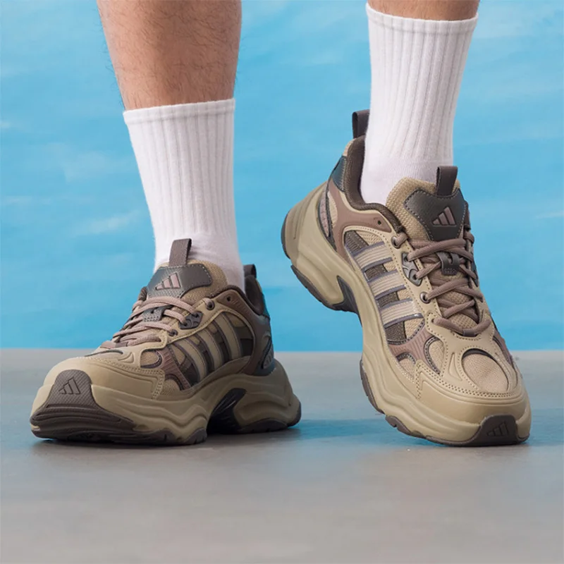 Фото Кроссовки Adidas Khaki Retro Chunky Dad Sneakers Dreamstrike Cushion для ходьбы, мужские и женские, KI1866 №4