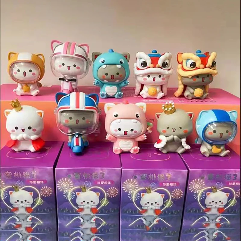 Подлинная Mitao Cat 3-сезонная Lucky дешевая кавайная кошка слепая коробка игрушки