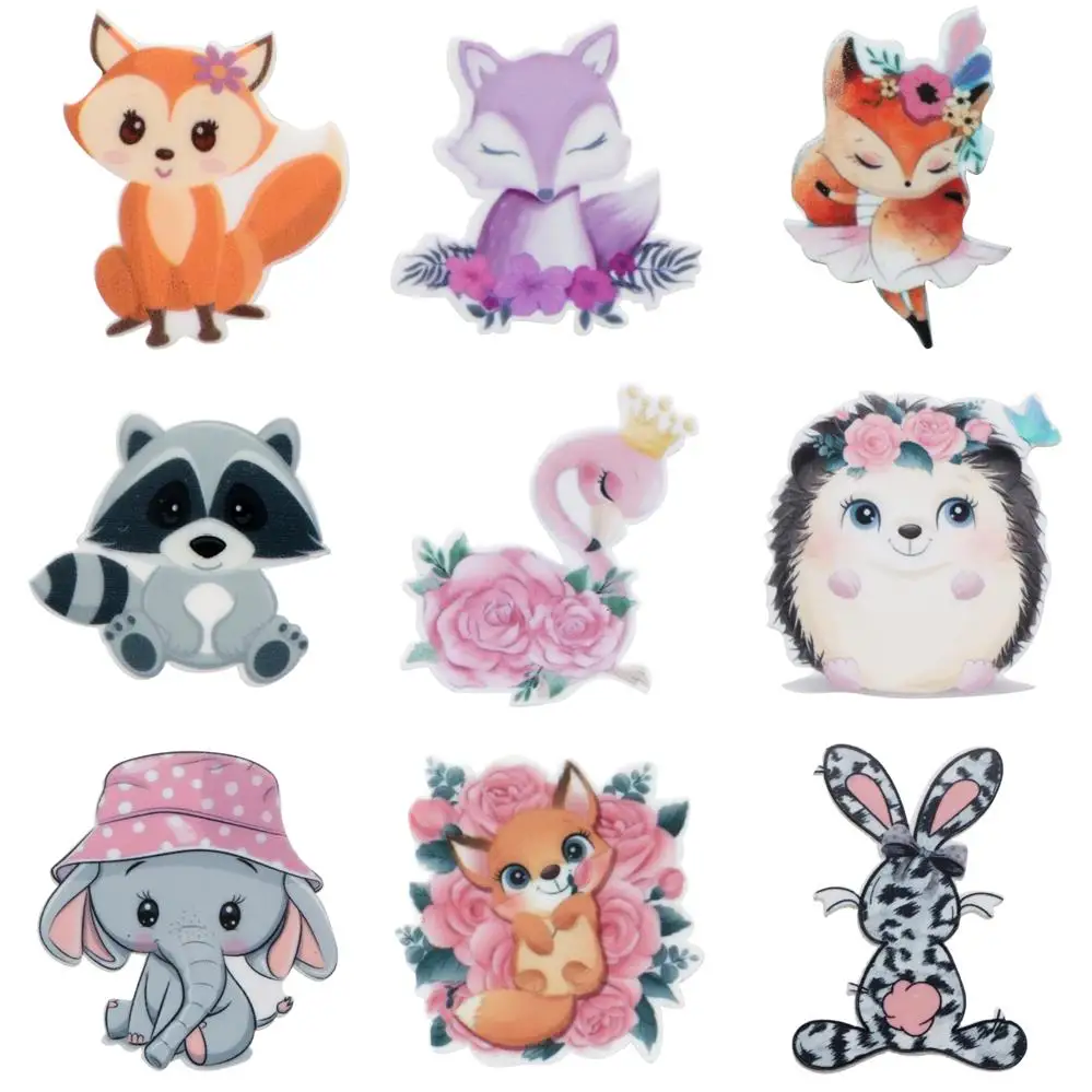 

5 шт., декоративные акриловые Кабошоны для скрапбукинга