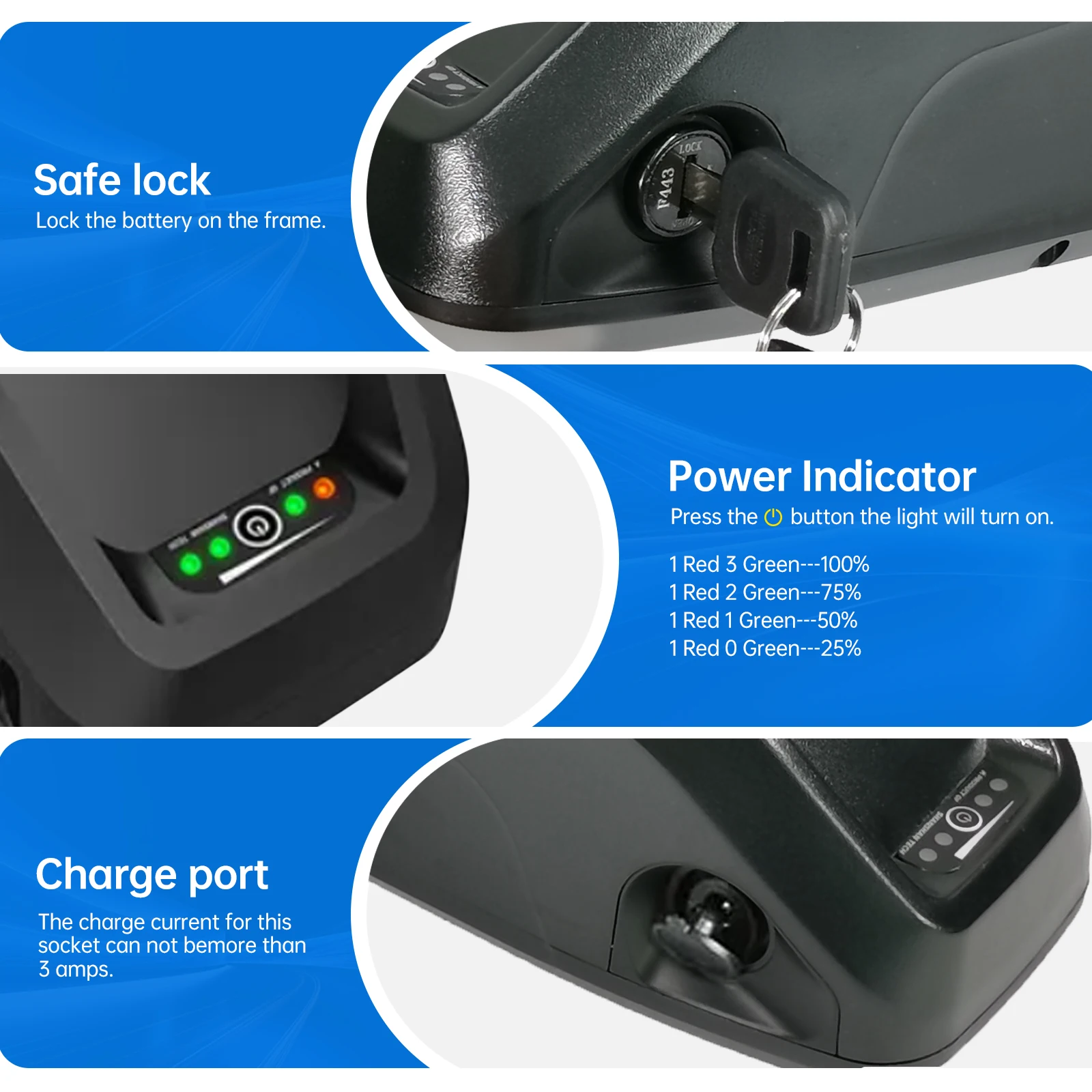 Аккумулятор для электровелосипеда Hailong G56 18650 48 В 14 А/ч 36 250 52 в 15 фотоаккумулятор