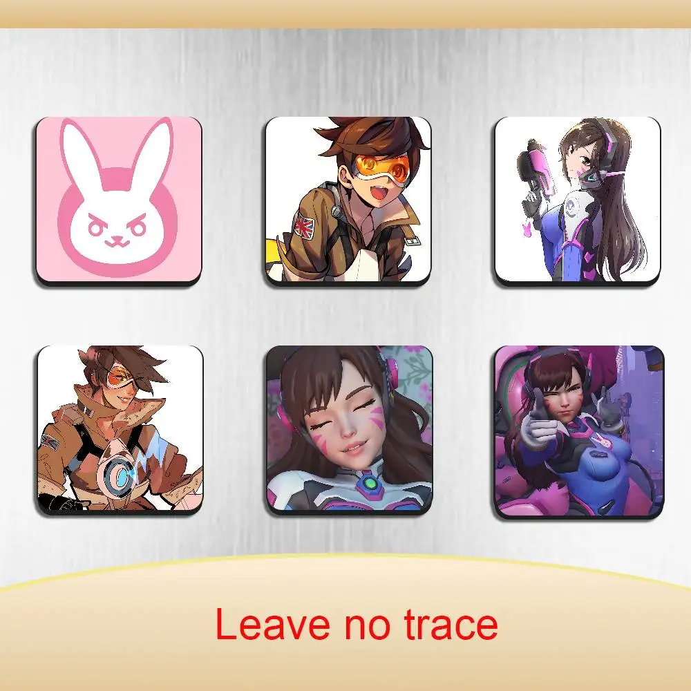 Фото Магнит на холодильник Tracer Game D.Va Overwatch, хит продаж, клейкий, для металлических поверхностей, не оставляет следов №1
