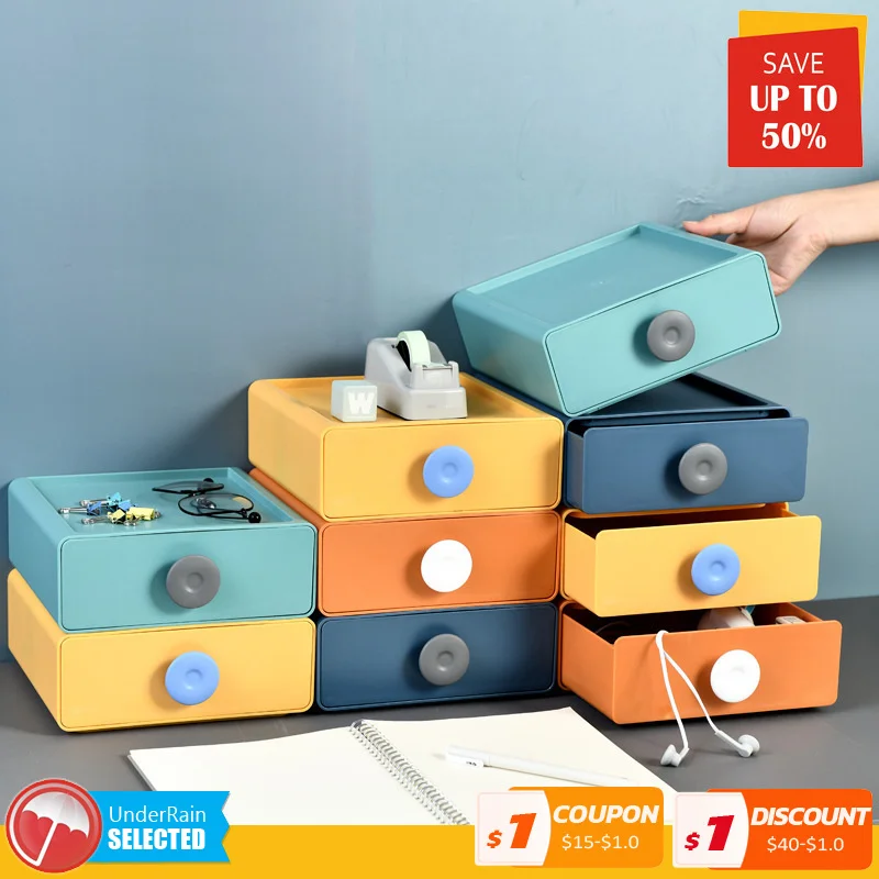 

Office Desk Drawer Storage Box Cosmetics Storage Box Desk Cabinet Lipstick Shelf