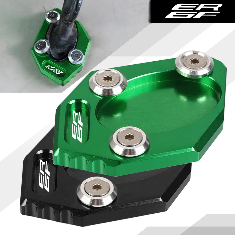 

For Kawasaki ER-6F ER-6N ER 6F 6N EX6 2012-2014 2015 2016 2017 Motorcycle Side Stand Enlarger Sled Sidestand Kickstand Foot Pad
