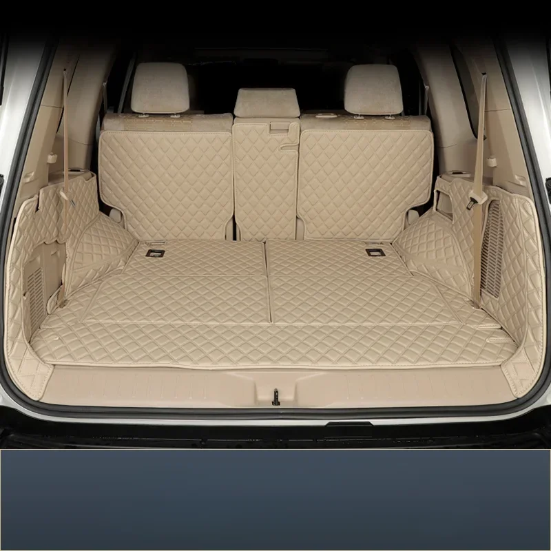 Высокое качество! Специальные коврики в багажник автомобиля для Toyota Land Cruiser 300 7