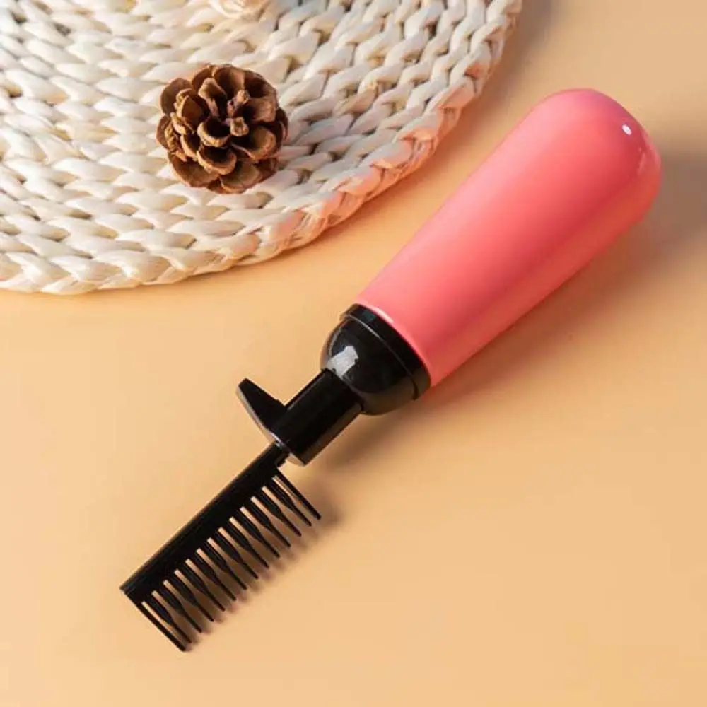 

Professional Hair Salon Hair Colouring Comb Bottle Refillable Empty Bottle Hair Dye Bottle Applicator Hairs Brush