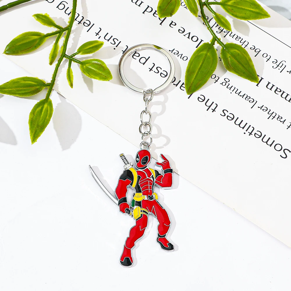 Брелок с модными фильмами Marvel Deadpool популярный антигерой кулон аксессуары из