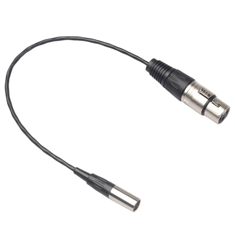 

Mini XLR 3 Pin Male To 3 Pin Video Cable Female For Camera Audio Line