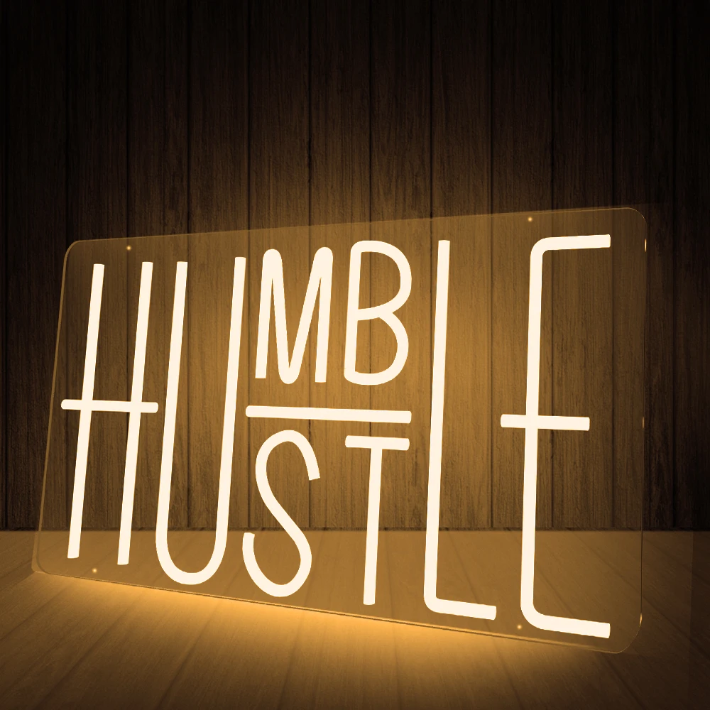 Скромная неоновая вывеска с подсветкой подсветка для украшения спальни магазина