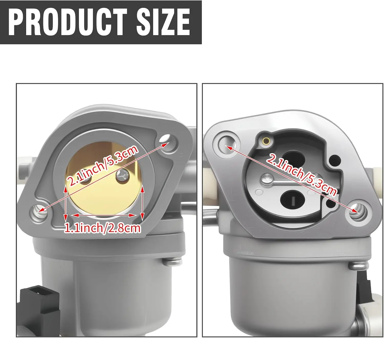Фото Комплект карбюратора 593200 44N877, замена для B&S G02826 Intek V-Twin 24 л.с. 724 куб. см, заменяет 596375 597128 595321 596033 594207 №3
