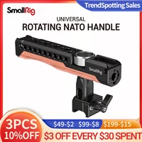 smallrig quick release rotating nato handle dslr camera handle stabilizer use as top handle and side handle 2362