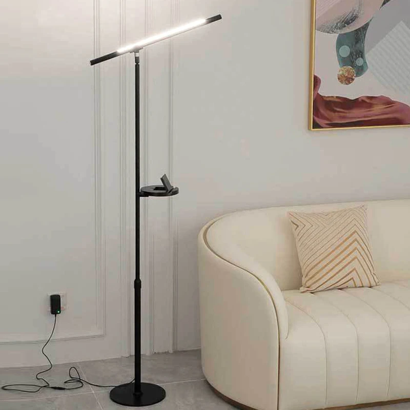 

led floor lamp Scandinavian living room bedroom study sofa bedside shelf coffee table Scandinavian vertical table lamp