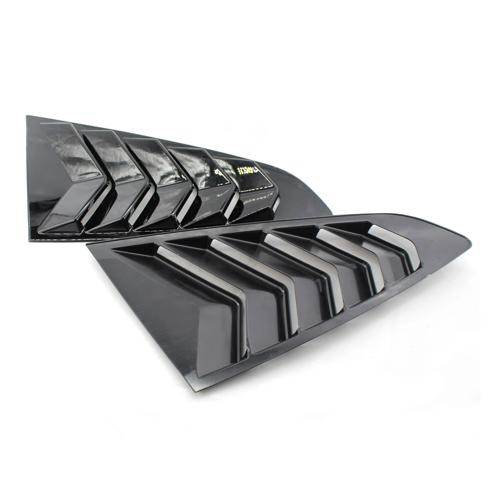 

1 пара накладки на окна четверть, спойлер, панель для тюнинга автомобиля, сменная Крышка для вентиляционного отверстия для Ford Mustang 2015 2016 2017