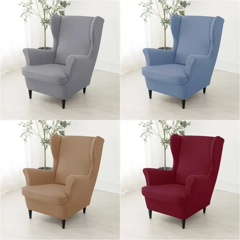 Covers Spandex Sofa Solid Wing Slip Europe Cover Armchair No