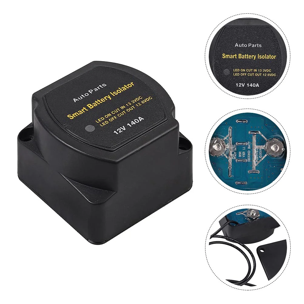 

1 Set Dual Smart Isolator Dual Automatic Relay for Car SUV