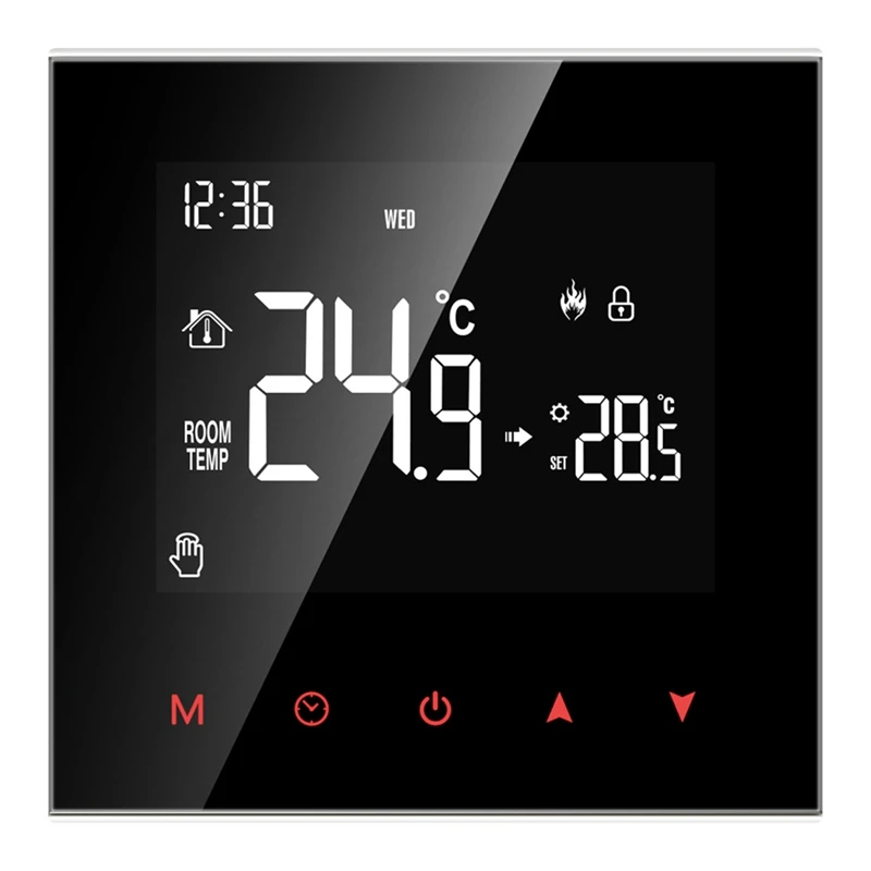 

LCD Touch Screen Controller Controller With Build In Sensor For Support Al-Exa Google Home 3A Water Gas Boile