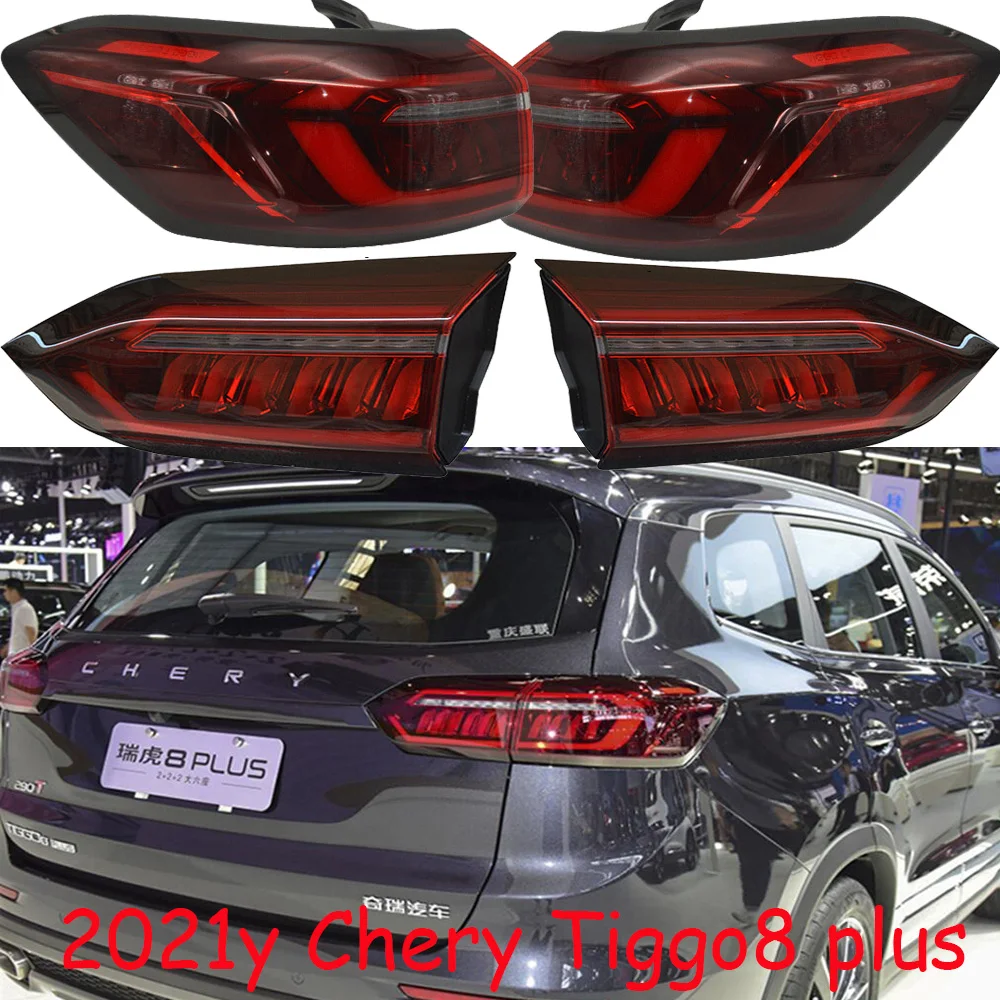 1 шт. автомобильные аксессуары бампер Tiggo 8 задний фонарь Chery Tiggo8 plus 2021y