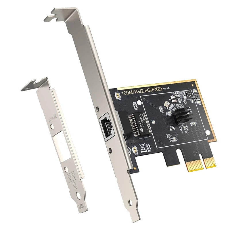 

Сетевой адаптер 2,5 Gbase-T Pcie, 2500/1000 Мбит/с, PCI Express, гигабитная Ethernet-карта, контроллер RJ45 LAN, поддержка Windows