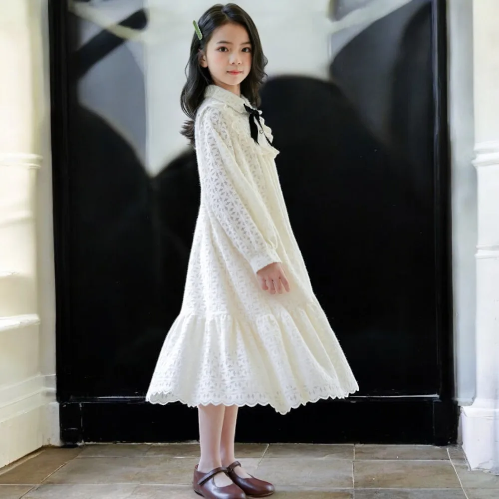 Кружевное платье для девочек