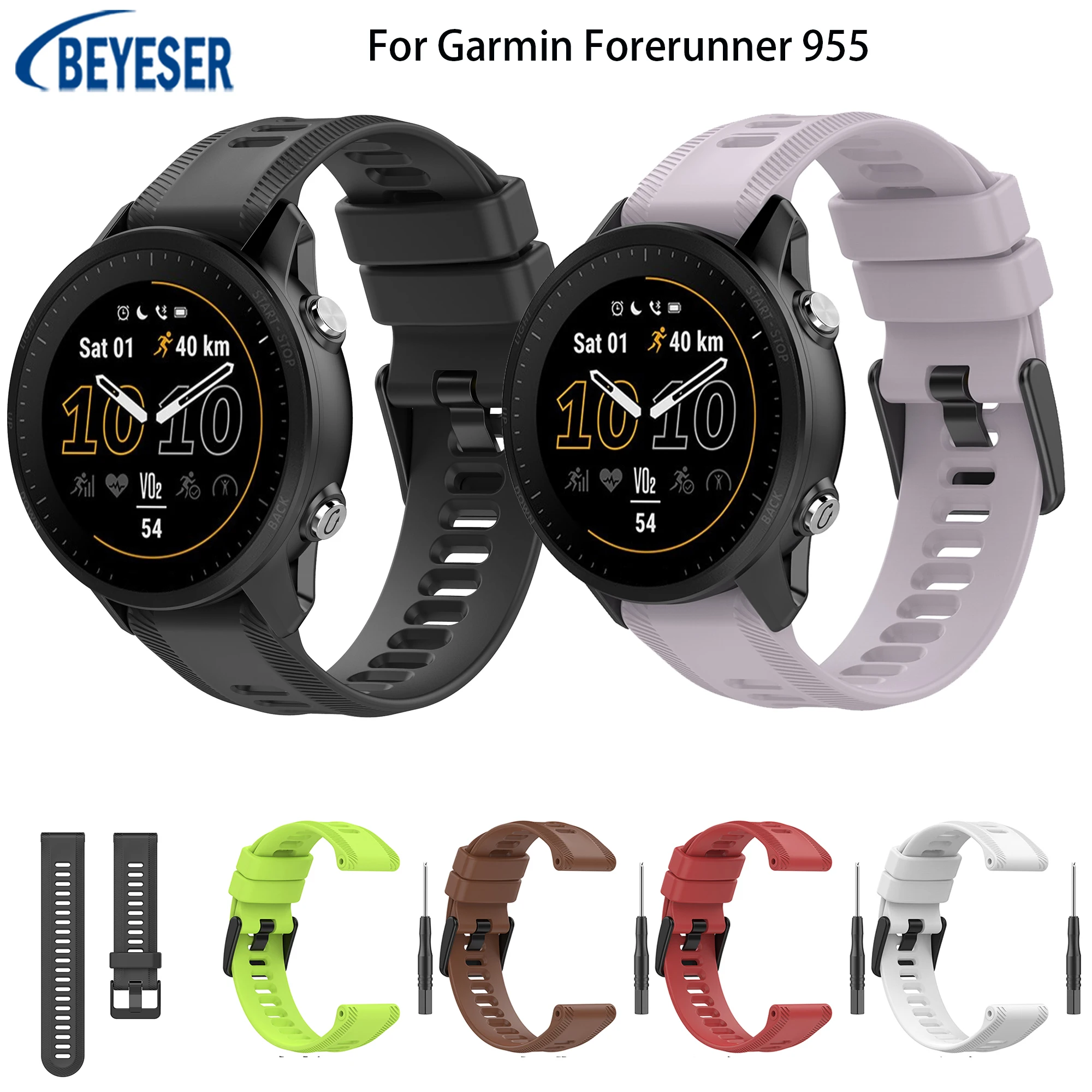 

Silicone Band For Garmin Forerunner 955 Fashion Replacement Bracelet Wristband Smartwatch Sports Comfortable Strap Accessories