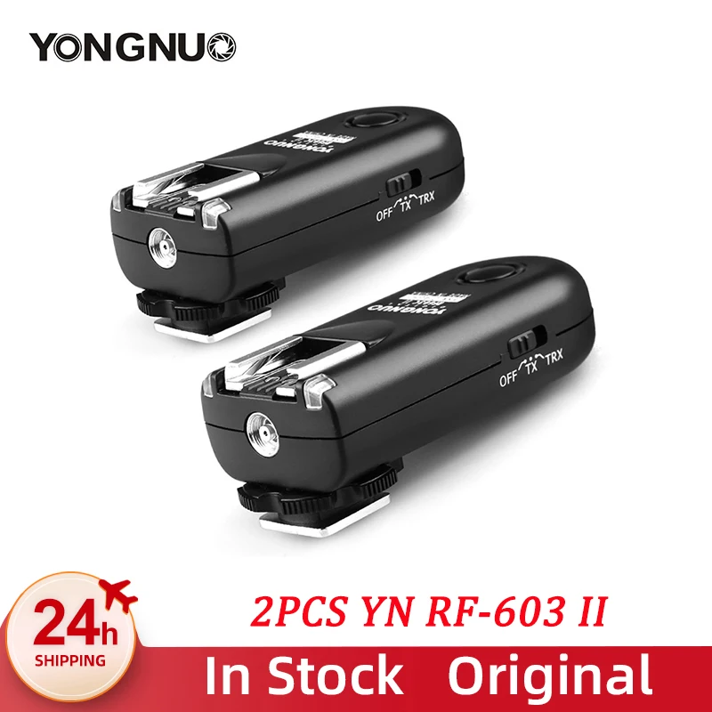 YONGNUO RF-603 II Flash Trigger 2 трансивера для спуска затвора Canon C1 C3 |
