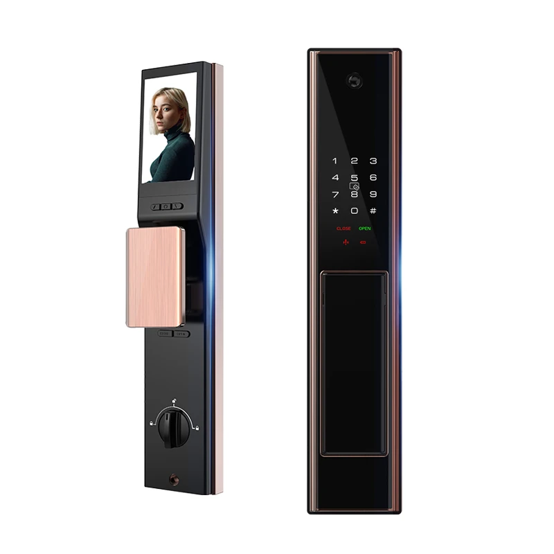 

New Waterproof Design Smart Door Lock 2023 Surveillance CameraVisible Smart Password Lock Fully Automatic Fingerprint Locks