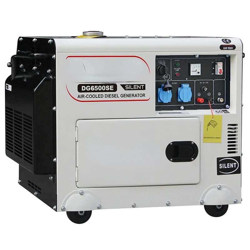 

hiearns 5kw silent generator for home use air cooled generator price