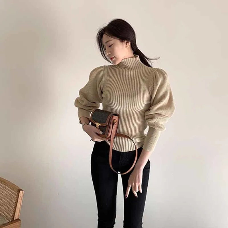 

Turtleneck quality women Sweater 2023 autumn winter new casual warm nice woman female OL tops