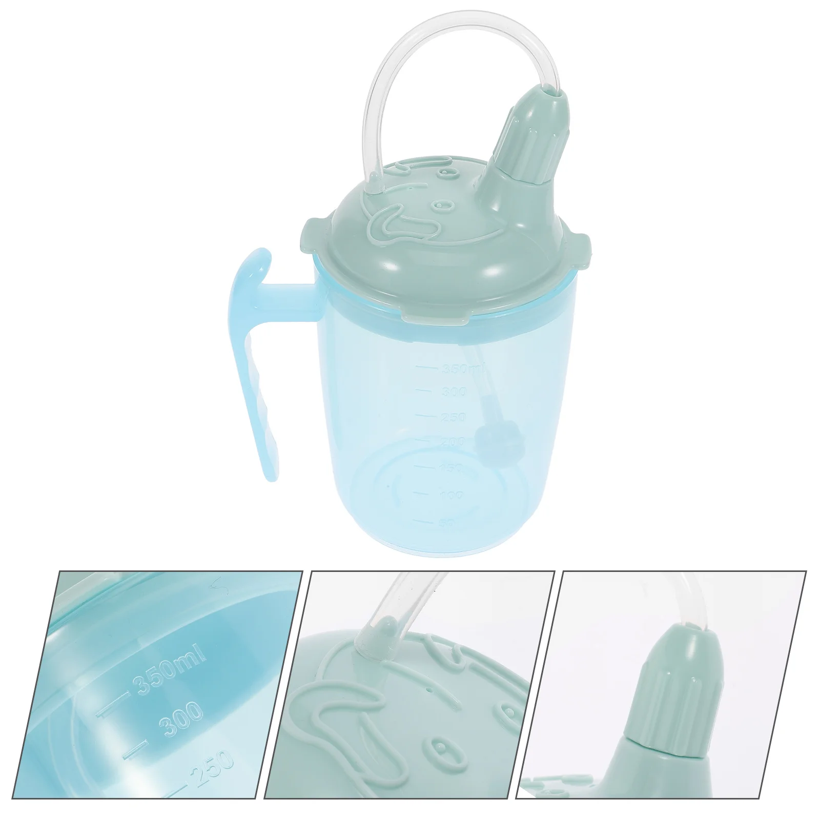 

Elderly Care Cup Water Cups Straws Adults Sippy Bottles Drinking Lids Handled Polypropylene (pp) Leak Proof