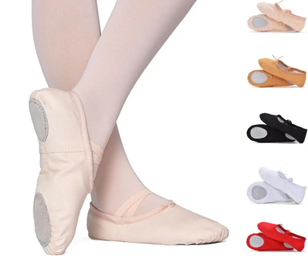 Балетки для мужчин и женщин холщовые танцевальные туфли с перекрестными