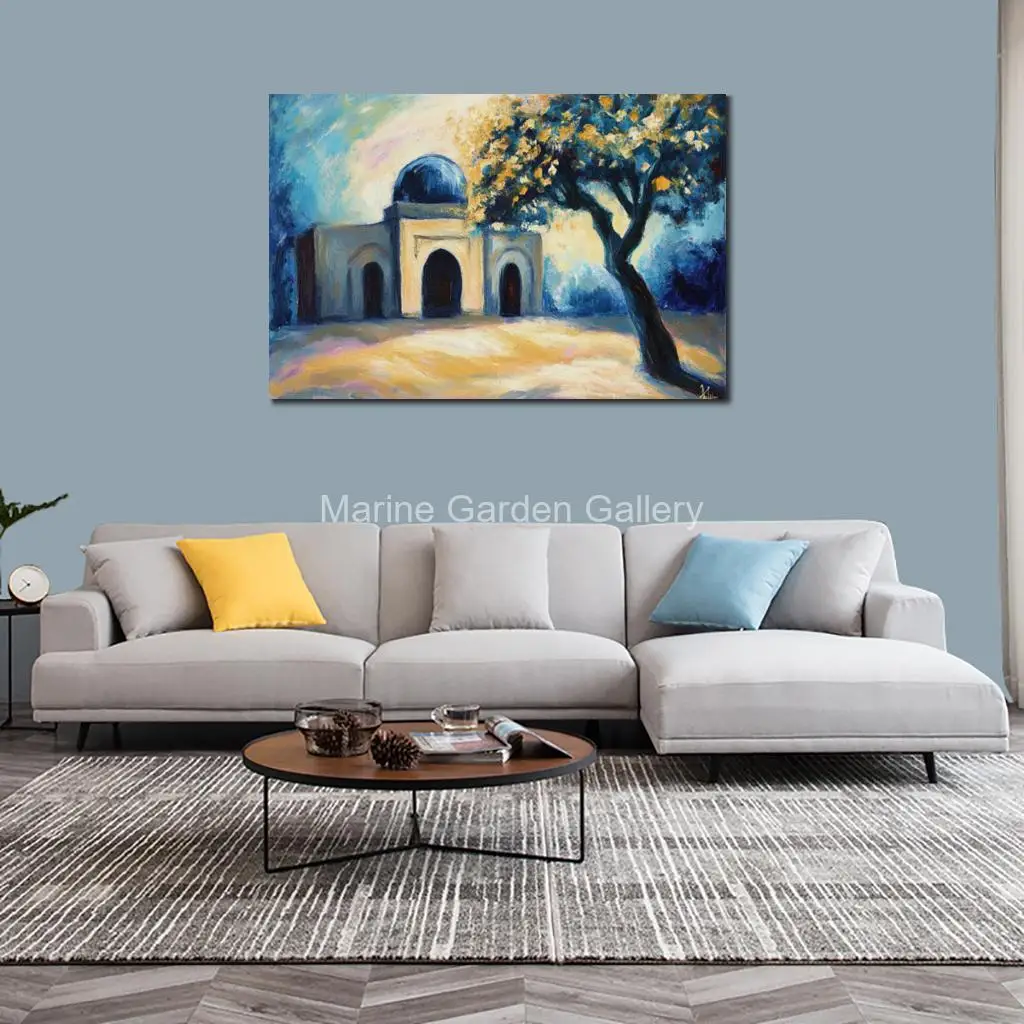 Ручная работа Иудаика абстрактная живопись кивер Рейче текстура дерева холст