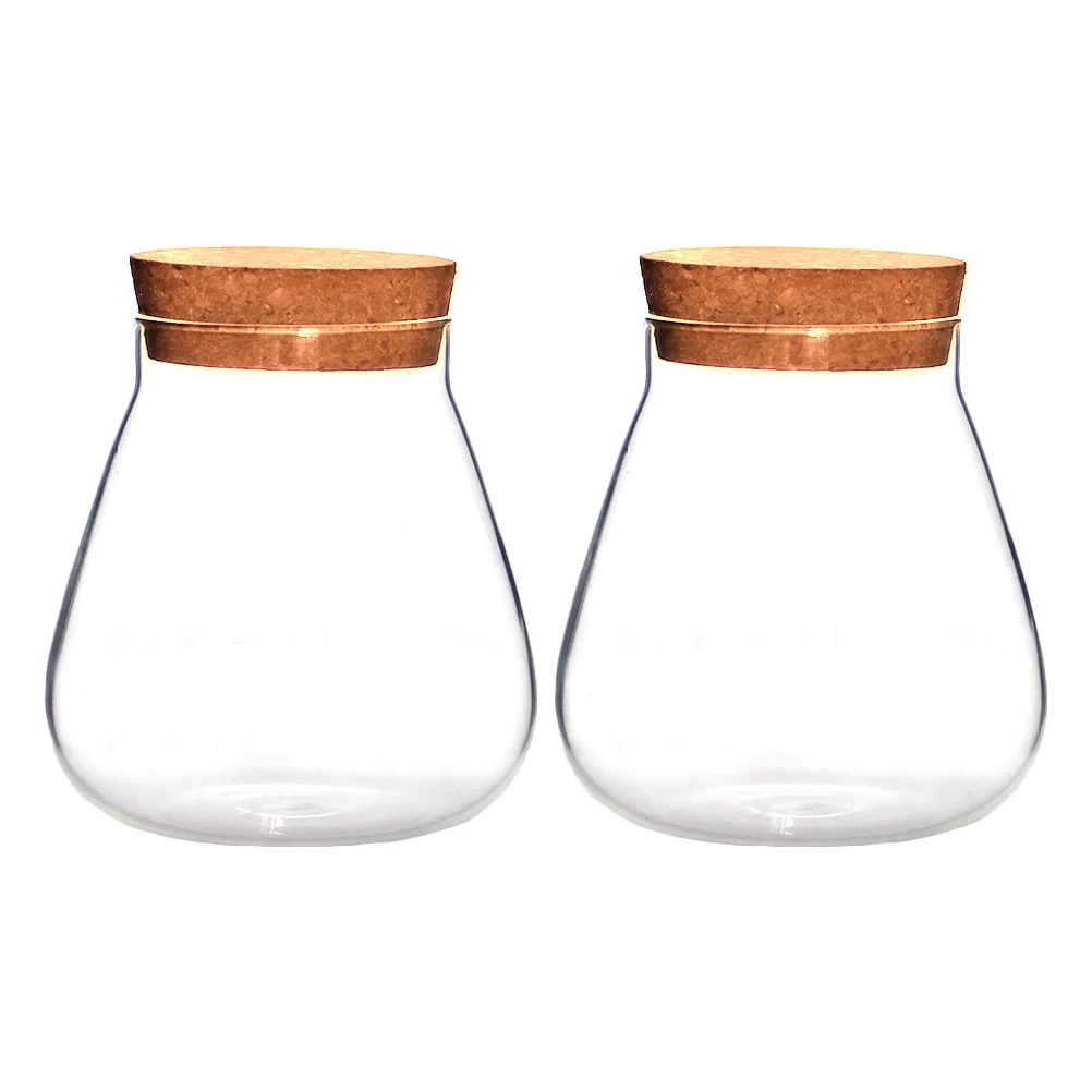 

Jar Cork Bottle Vase Jars Lid Terrarium Bottles Pot Hydroponic Stoppers Clear Flower Canister Ecological Airtight Landscape