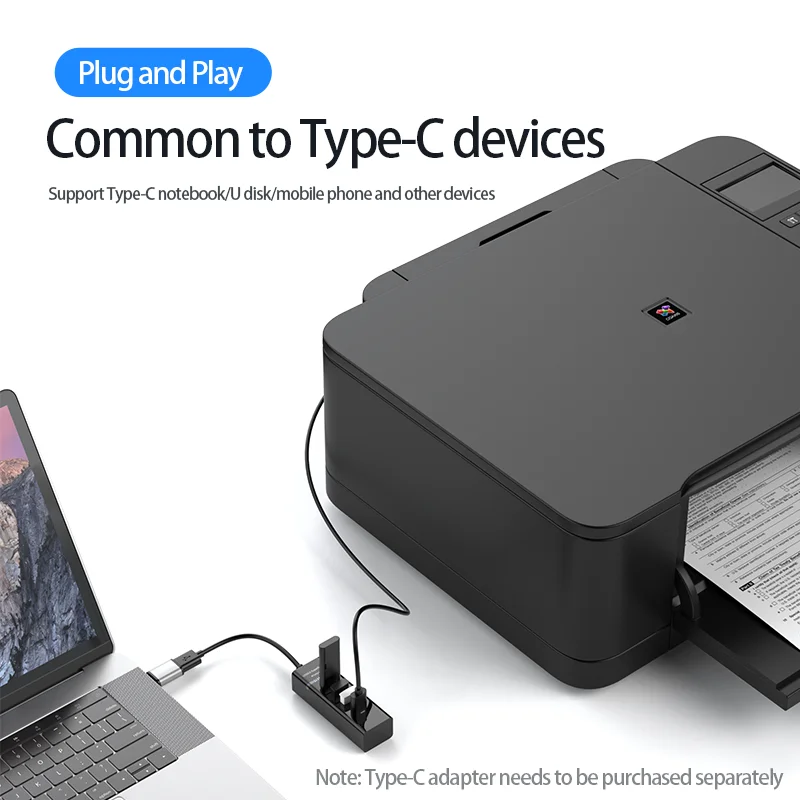 Usb3.0 Hub 4-портовый высокоскоростной USB-разветвитель для жестких дисков