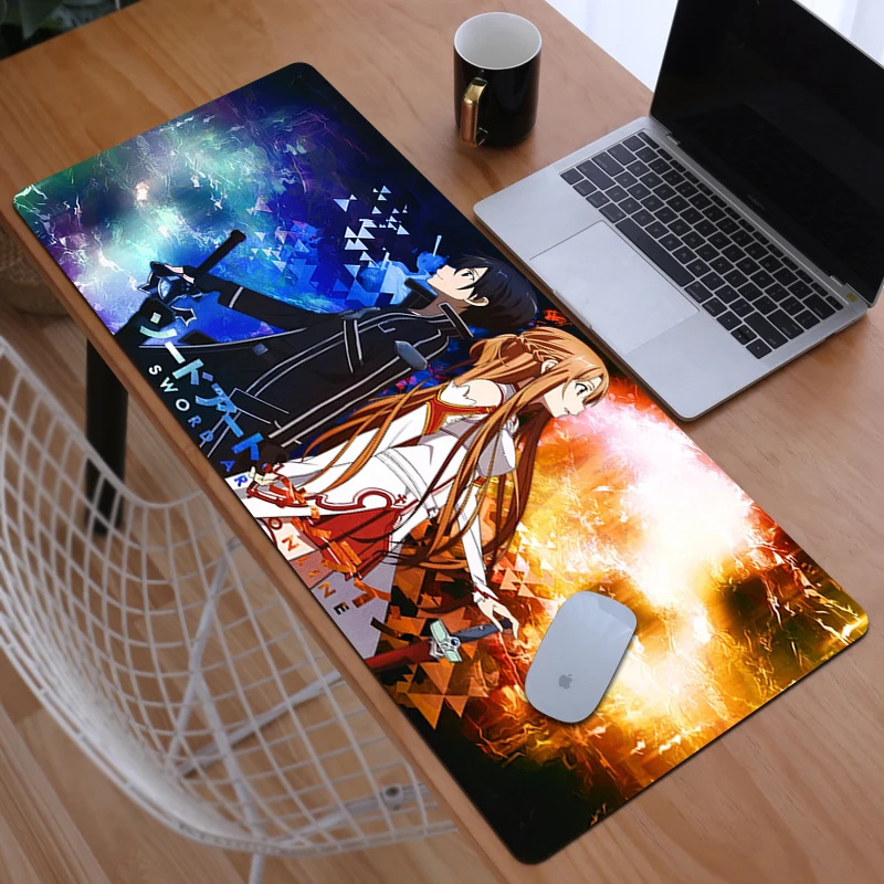 

Mousepad Anime Sword Art Online Mouse Pad Gaming Xxl Keyboard Animes Mat 900 × 400 Extended Deskmat Mats Gamer 900x400 Desk Pads