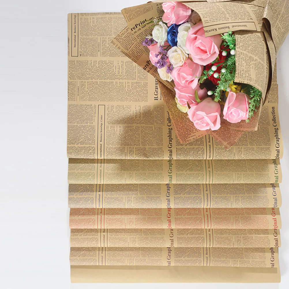

Paper Wrapping Packaging Flower Basket Colored Kraft Projects Origami Stars Gift Crafting Retro Liner Bouquets Birthday